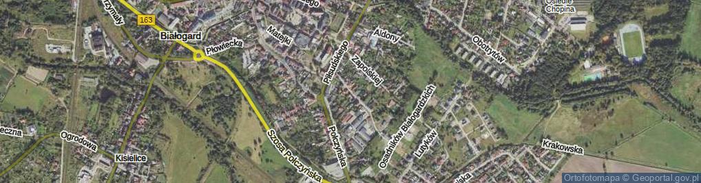 Zdjęcie satelitarne Skłodowskiej-Curie Marii ul.