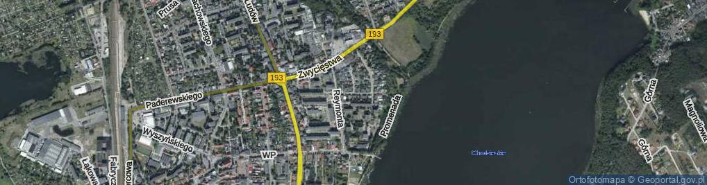 Zdjęcie satelitarne Skłodowskiej-Curie Marii ul.