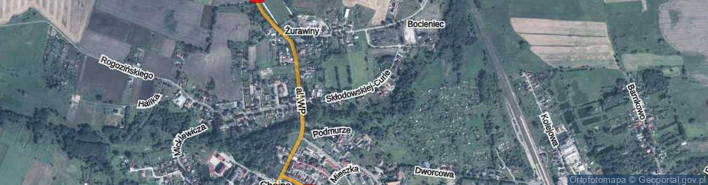 Zdjęcie satelitarne Skłodowskiej-Curie Marii ul.