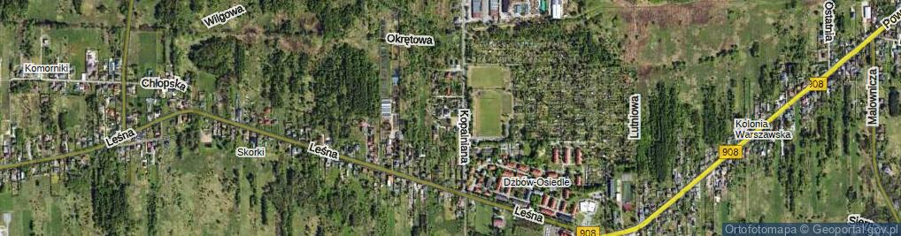 Zdjęcie satelitarne Skrzypowa ul.