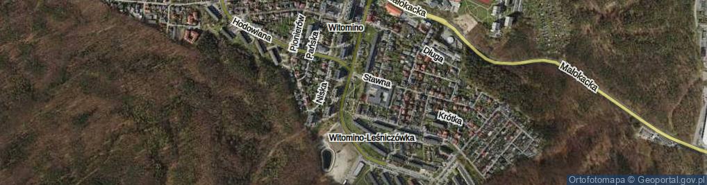 Zdjęcie satelitarne Skwer Mowińskiego Józefa, ks. skw.