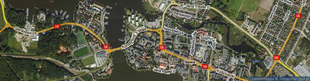 Zdjęcie satelitarne Skargi Piotra, ks. ul.