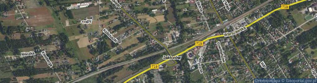 Zdjęcie satelitarne Skokowskiego, gen. ul.