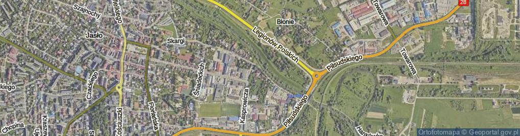 Zdjęcie satelitarne Skargi Piotra, ks. ul.