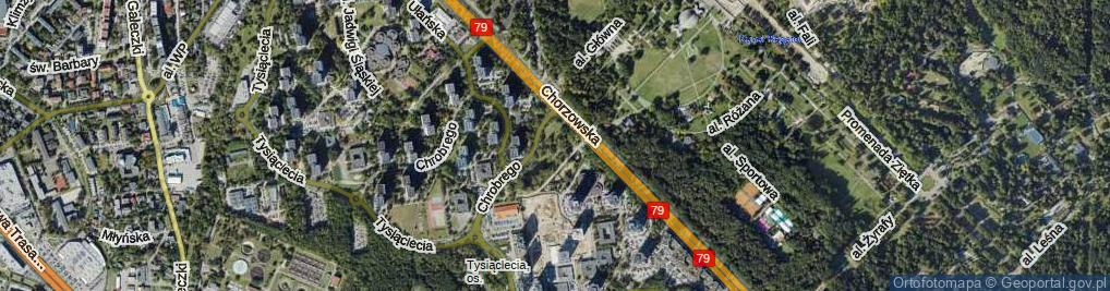 Zdjęcie satelitarne Skwer Kidonia Józefa skw.
