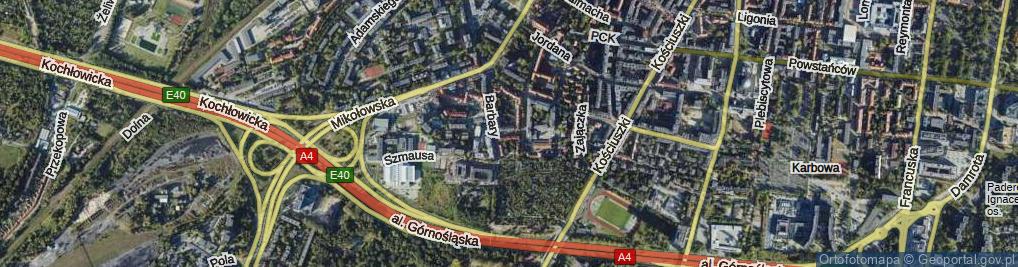 Zdjęcie satelitarne Skalna ul.