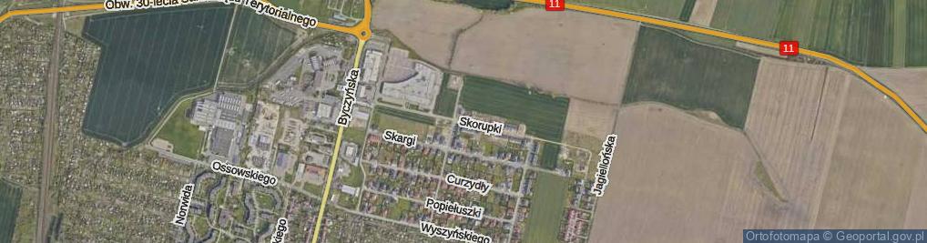 Zdjęcie satelitarne Skorupki Ignacego Jana, ks. ul.