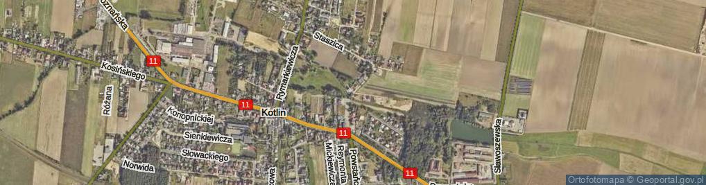 Zdjęcie satelitarne Skłodowskiej-Curie Marii ul.