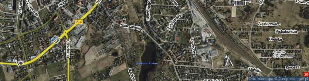 Zdjęcie satelitarne Skarszewska ul.