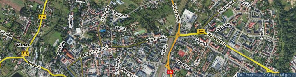 Zdjęcie satelitarne Skwer Harcerzy skw.