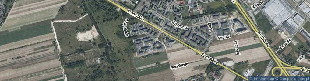 Zdjęcie satelitarne Skalskiego Stanisława, gen. ul.