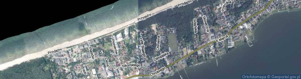 Zdjęcie satelitarne Skargi Piotra, ks. ul.