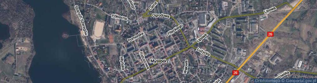 Zdjęcie satelitarne Skwer Żołnierzy Wyklętych skw.