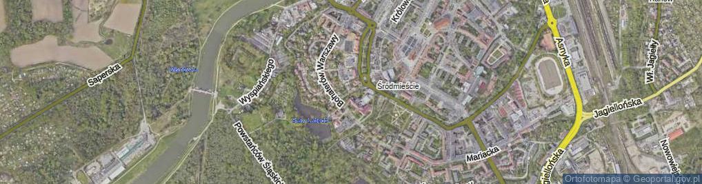 Zdjęcie satelitarne Skłodowskiej-Curie Marii ul.