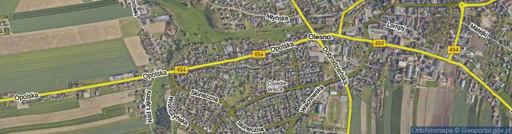 Zdjęcie satelitarne Skłodowskiej-Curie Marii ul.