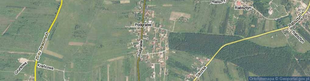 Zdjęcie satelitarne Skalista ul.