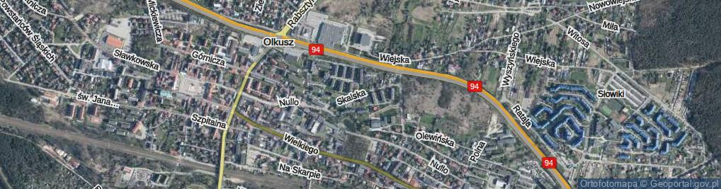 Zdjęcie satelitarne Skalska ul.