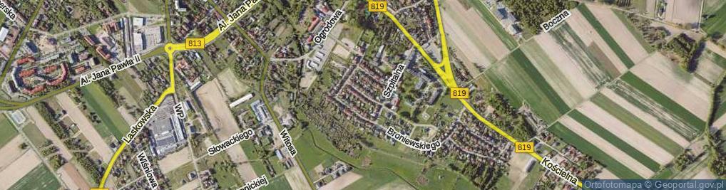 Zdjęcie satelitarne Skłodowskiej-Curie Marii ul.