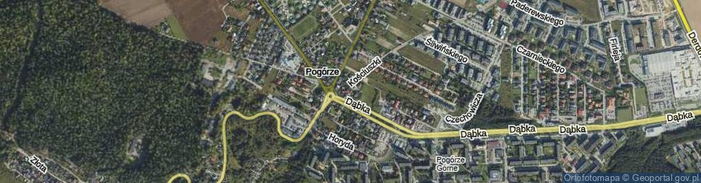 Zdjęcie satelitarne Skargi Piotra, ks. ul.