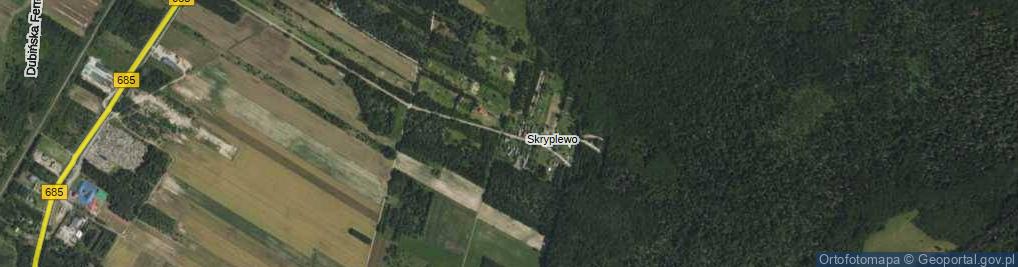 Zdjęcie satelitarne Skryplewo ul.