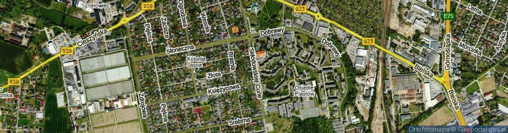 Zdjęcie satelitarne Skłodowskiej-Curie Marii ul.