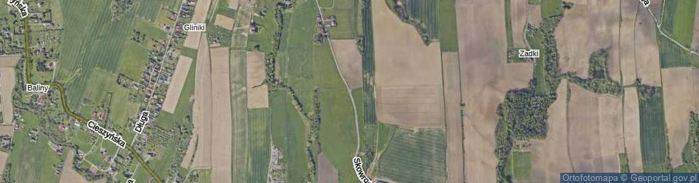 Zdjęcie satelitarne Skowronków ul.