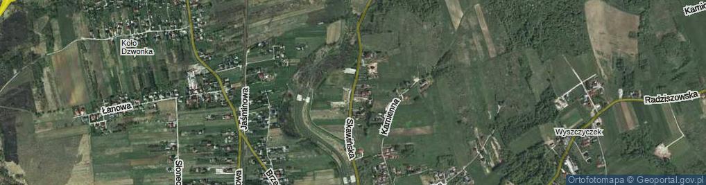 Zdjęcie satelitarne Skawińska ul.