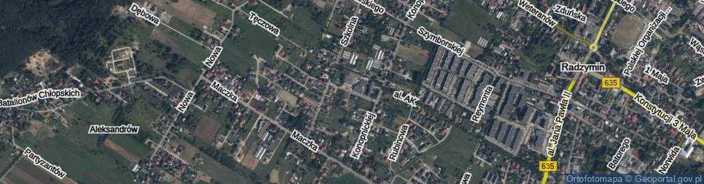 Zdjęcie satelitarne Skłodowskiej-Curie Marii ul.
