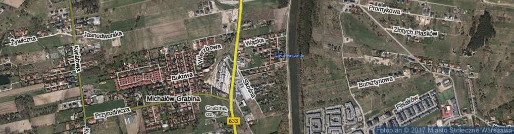 Zdjęcie satelitarne Skośna ul.