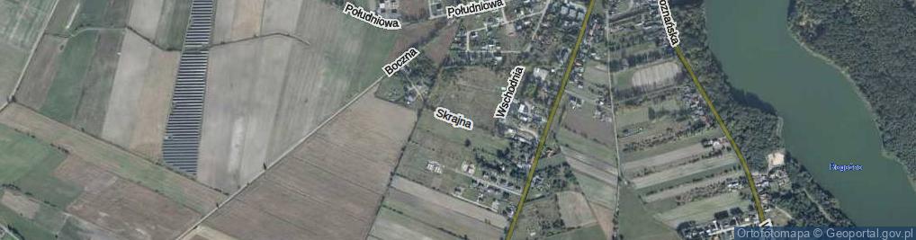 Zdjęcie satelitarne Skrajna ul.