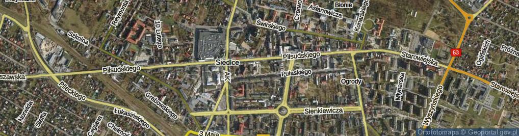 Zdjęcie satelitarne Skwer Niepodległości skw.