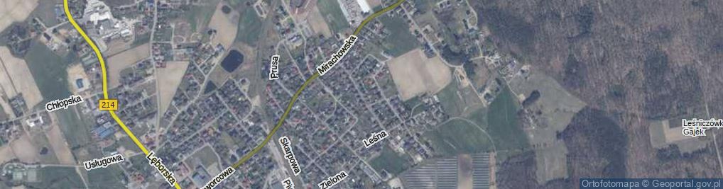 Zdjęcie satelitarne Skłodowskiej-Curie Marii ul.