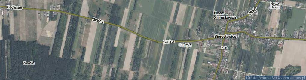 Zdjęcie satelitarne Skalna ul.