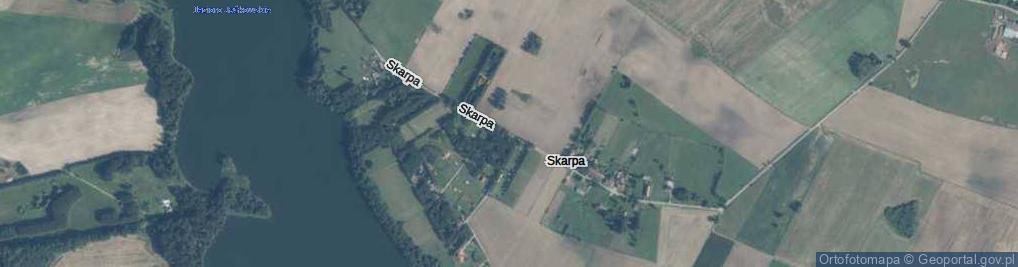 Zdjęcie satelitarne Skarpa ul.