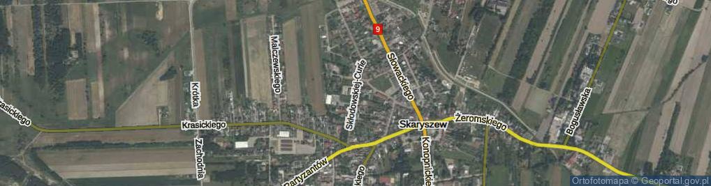 Zdjęcie satelitarne Skłodowskiej-Curie Marii ul.