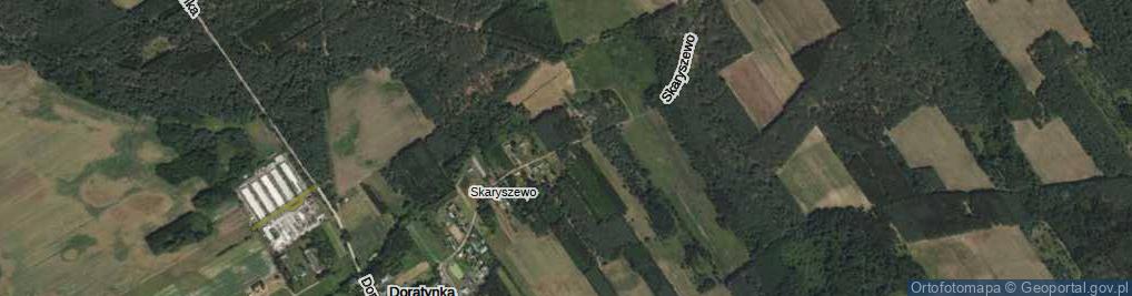 Zdjęcie satelitarne Skaryszewo ul.