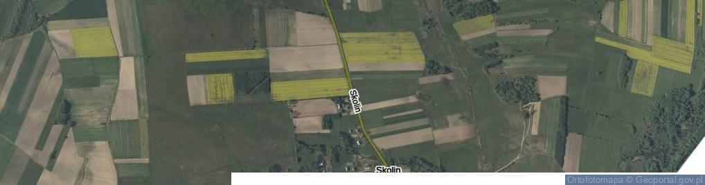Zdjęcie satelitarne Skolin ul.