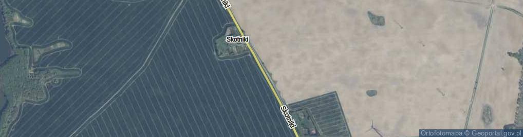 Zdjęcie satelitarne Skotniki ul.