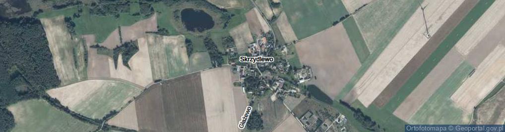 Zdjęcie satelitarne Skrzydlewo ul.