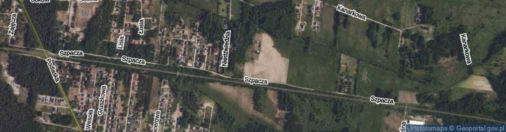 Zdjęcie satelitarne Skowronka ul.
