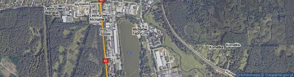 Zdjęcie satelitarne Składowa ul.