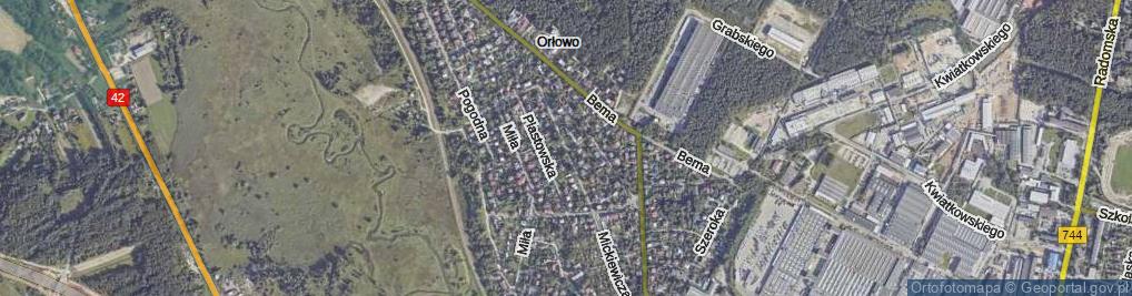 Zdjęcie satelitarne Skłodowskiej-Curie Marii ul.