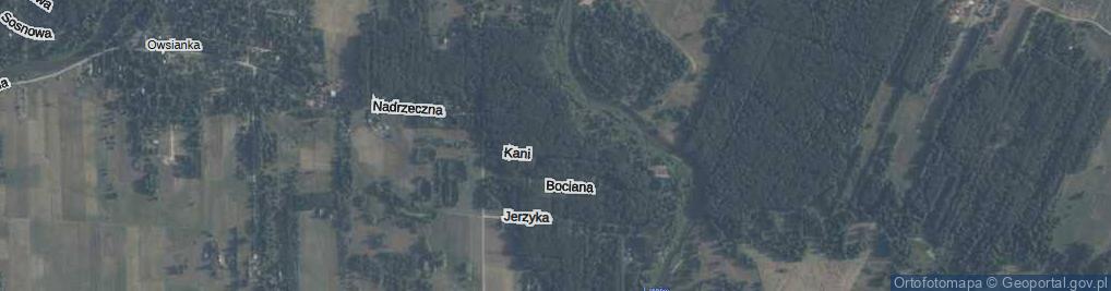 Zdjęcie satelitarne Skowronka ul.