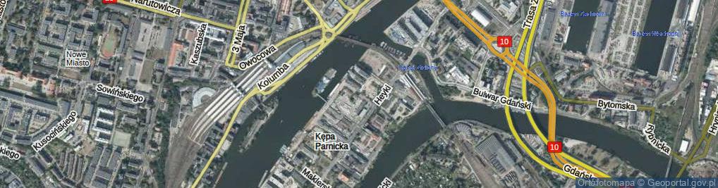 Zdjęcie satelitarne Składowa ul.