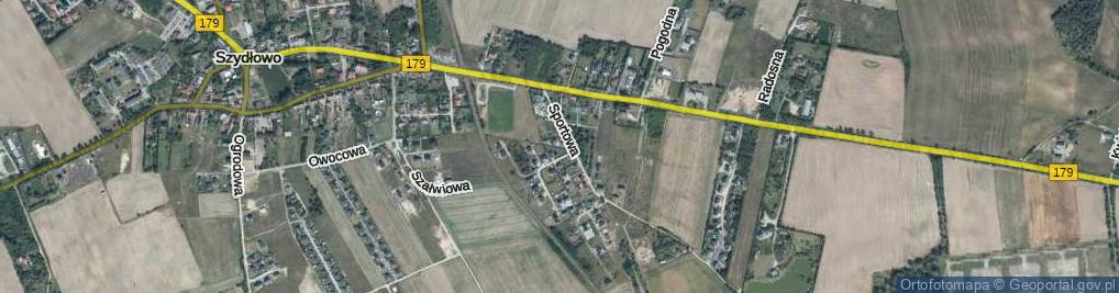 Zdjęcie satelitarne Skryta ul.