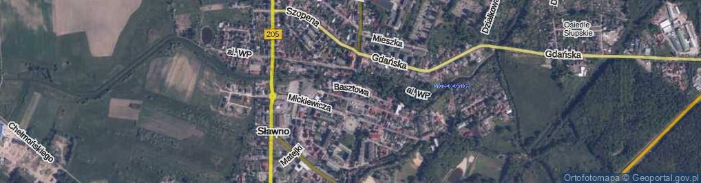 Zdjęcie satelitarne Skłodowskiej-Curie Marii ul.