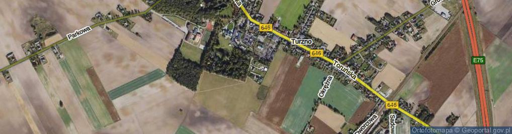 Zdjęcie satelitarne Skryta ul.