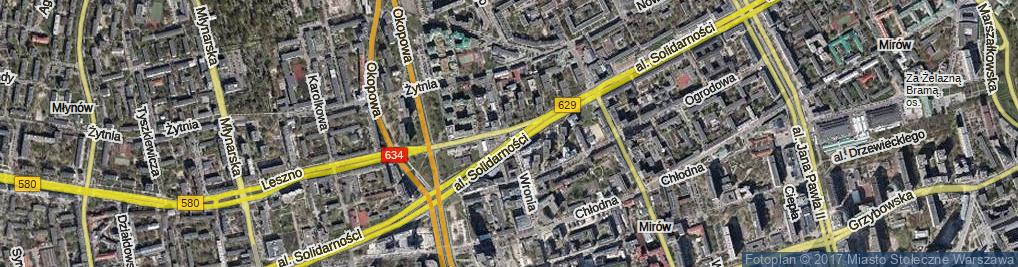 Zdjęcie satelitarne Skwer Pamięci skw.