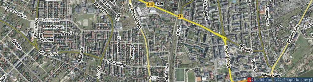 Zdjęcie satelitarne Składanowskiego Ireneusza ul.