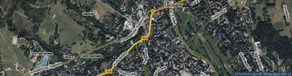 Zdjęcie satelitarne Skwer Drozdka Mirosława, ks. skw.